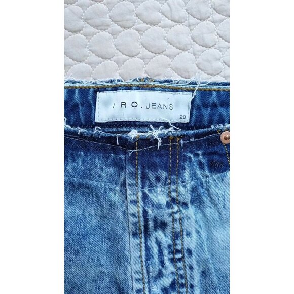 NWOT IRO Shorts Sz 28 W30 Womens Denim Jeans Casual Blue - Picture 9 of 9
